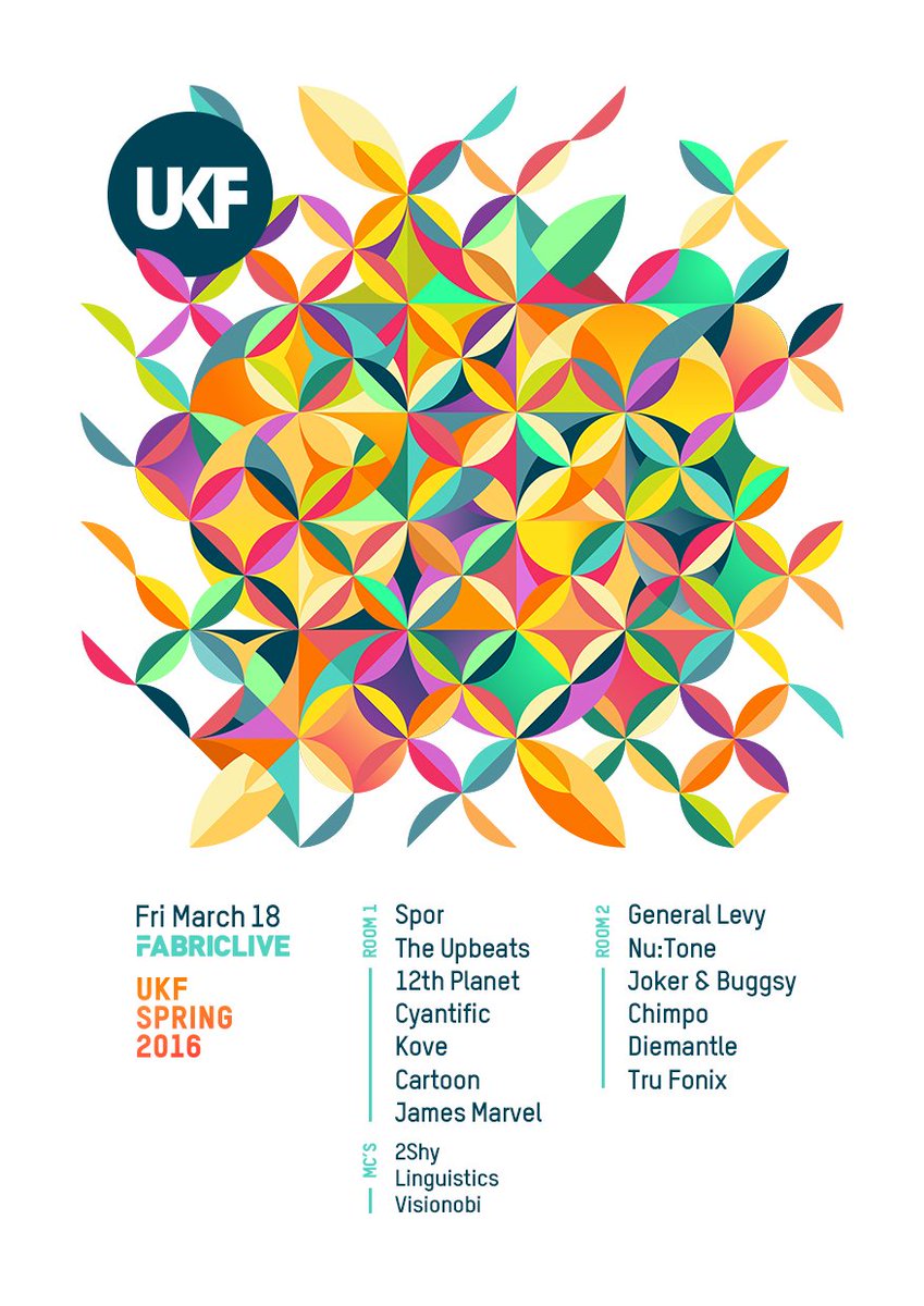 UKF's tweet photo. 📣 3 WEEKS TO GO 📣 @fabriclondon w/ @spor @theupbeats @12thplanet @CHIMPOMCR @Joker + more https://t.co/j3e3igo5OQ https://t.co/TraZWJaKBo