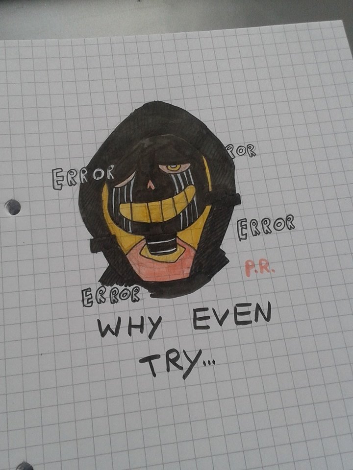 draw_dr's tweet image. @Glitched_Error doodle :3