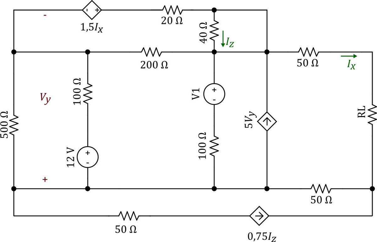 miguelaltuve's tweet image. #CircuitChallenge #1: +2 en Quiz #3 al q halle V1 para q la potencia máx en RL sea 11.42 mW #CircMediElec1 #UPBBGA