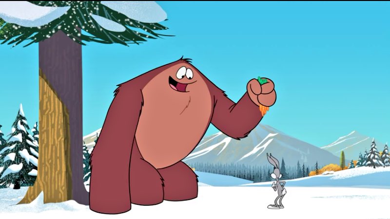 Hey !!! That's my carrots give it back big foot