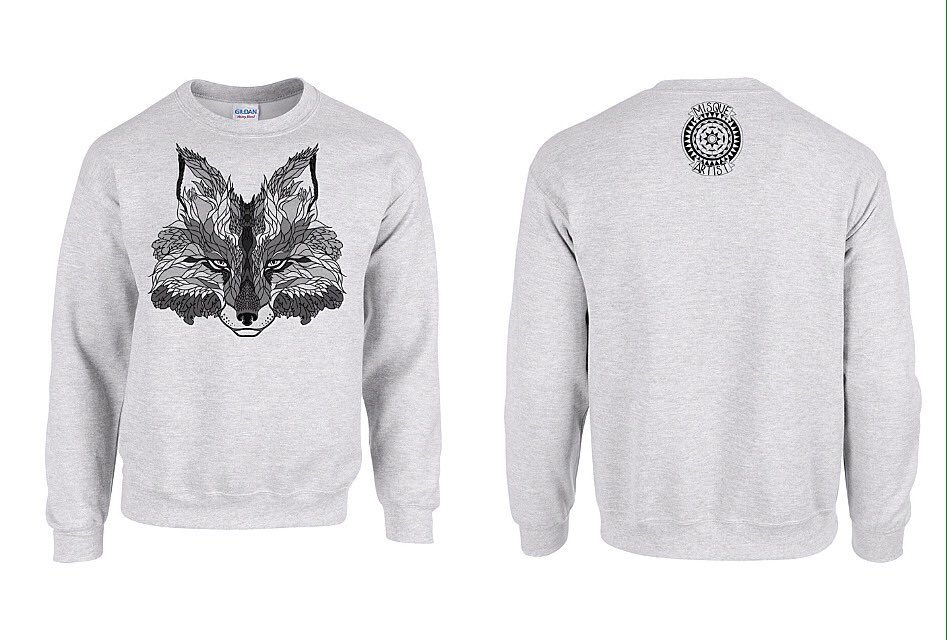 misqueartist's tweet photo. Go over to my fb page (misqueartist) to purchase one with £10 off until Tuesday!!!!! #sale #misque #fox #sweatshirt https://t.co/QZlBiW0fWZ