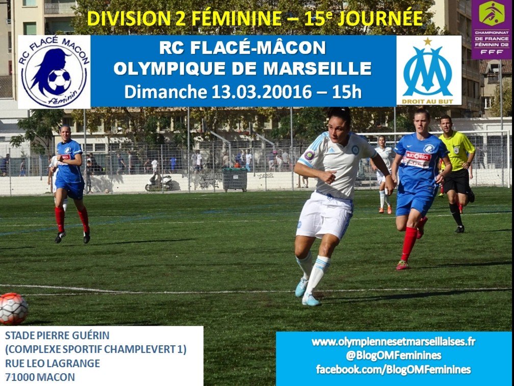 Pas de match ce week-end pour notre D2. Prochain rendez-vous le 13 mars à <a href="/Maconfeminin/">RCF Mâcon féminin</a> ... #OM #TeamOM #D2