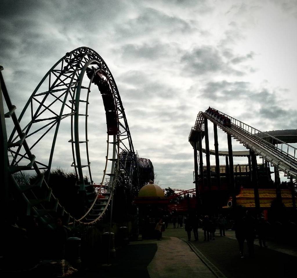 AutoRideCount's tweet photo. Revolution or Avalanche - which do you prefer? #Revolution #Rollercoaster #BlackpoolPleasureBeach #Avalanche #MackR… https://t.co/fXpwTjNNZA