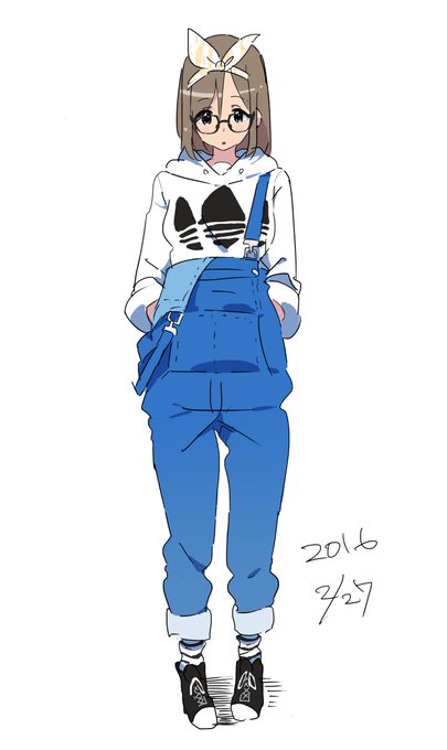 描いてから思ったけどショートオールでもよかったな。 