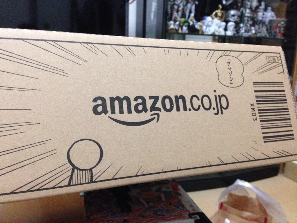 Amazonのダンボールが面白い事になってる。ドラえもん日本誕生や 