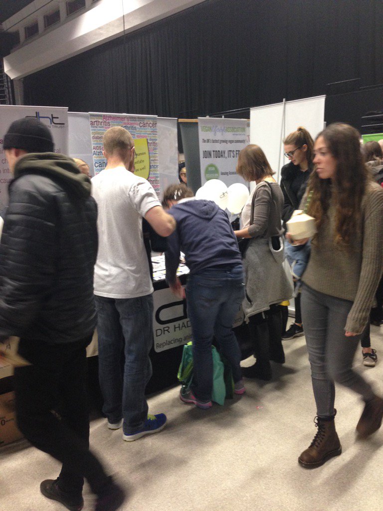 AFR_UK's tweet photo. Super-busy spreading the cruelty-free research message @VegfestUK https://t.co/XyEjtedE00