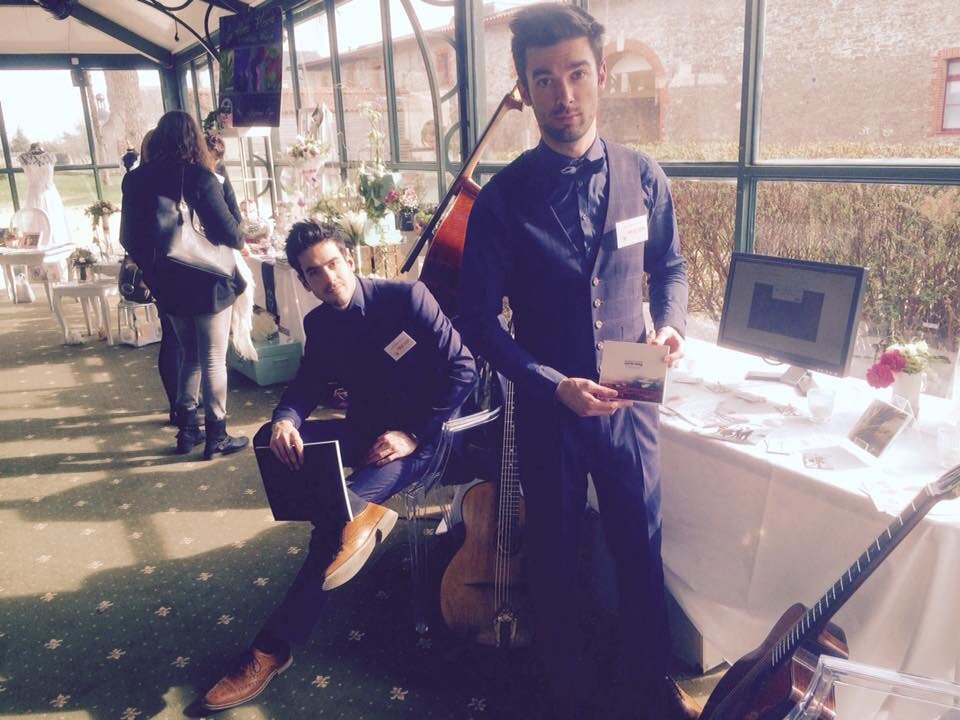 justforswing's tweet photo. En direct du "Salon, Votre #Mariage et Nous, proche #Nantes"...Futurs mariés, nous vous attendons ! #jazz #swing https://t.co/mErr8GXaFa