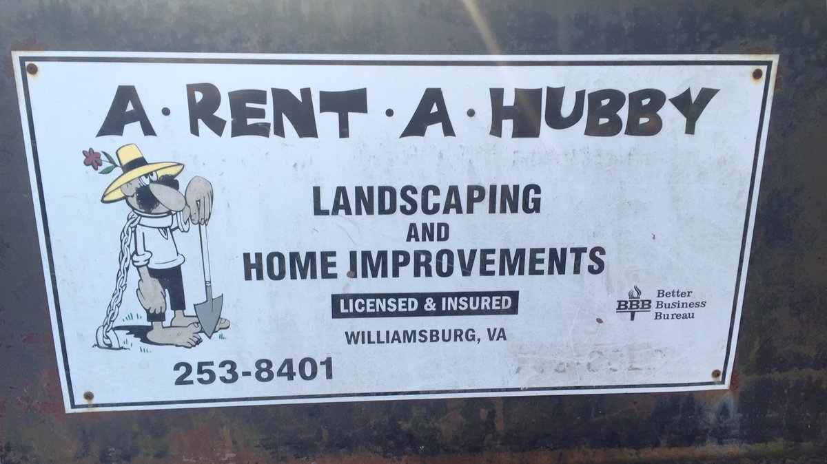 Big help each year from A-Rent-A-Hubby on cleaning up country road for us. Thanks again for a great job!