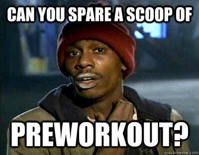 FemaleFitTroop's tweet photo. Thought I was out of PreWorkout...then I realized I had some in the travel container in my bag! 😭😳😝💃 https://t.co/Z5ELqyWISS