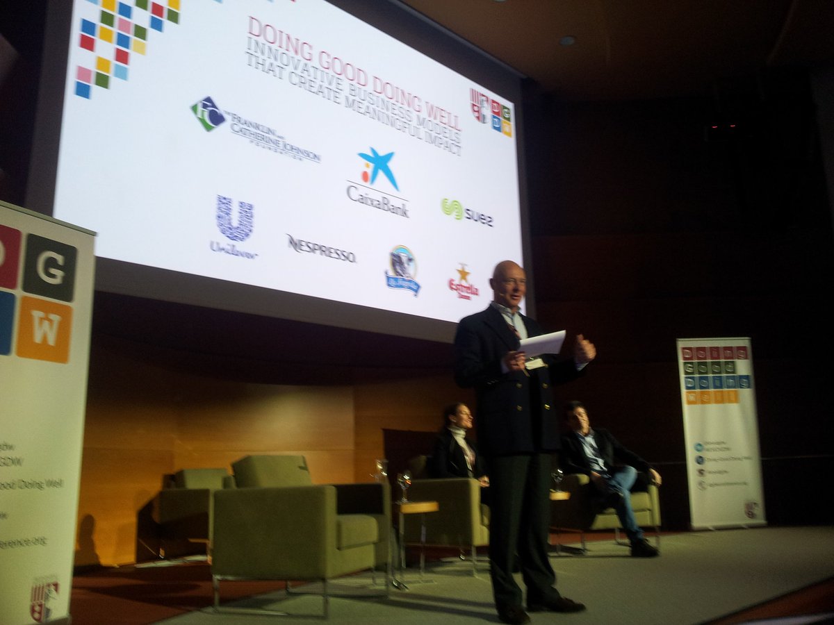 BCorpSpain's tweet photo. Empieza la sesión de #BCorp en el #iesedgdw con @Danone y @bankingonvalues. #BtheChange https://t.co/xUADPo0exI