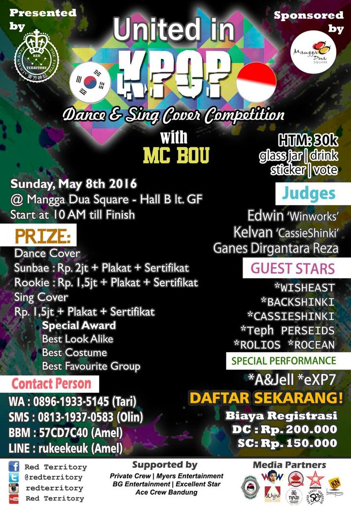 Kpopers!!! 
Yuk, daftarkan segera grup DC &amp; SC kamu skrg juga~ 
Tunjukan bakatmu dan raih hadiah jutaan rupiah ^^