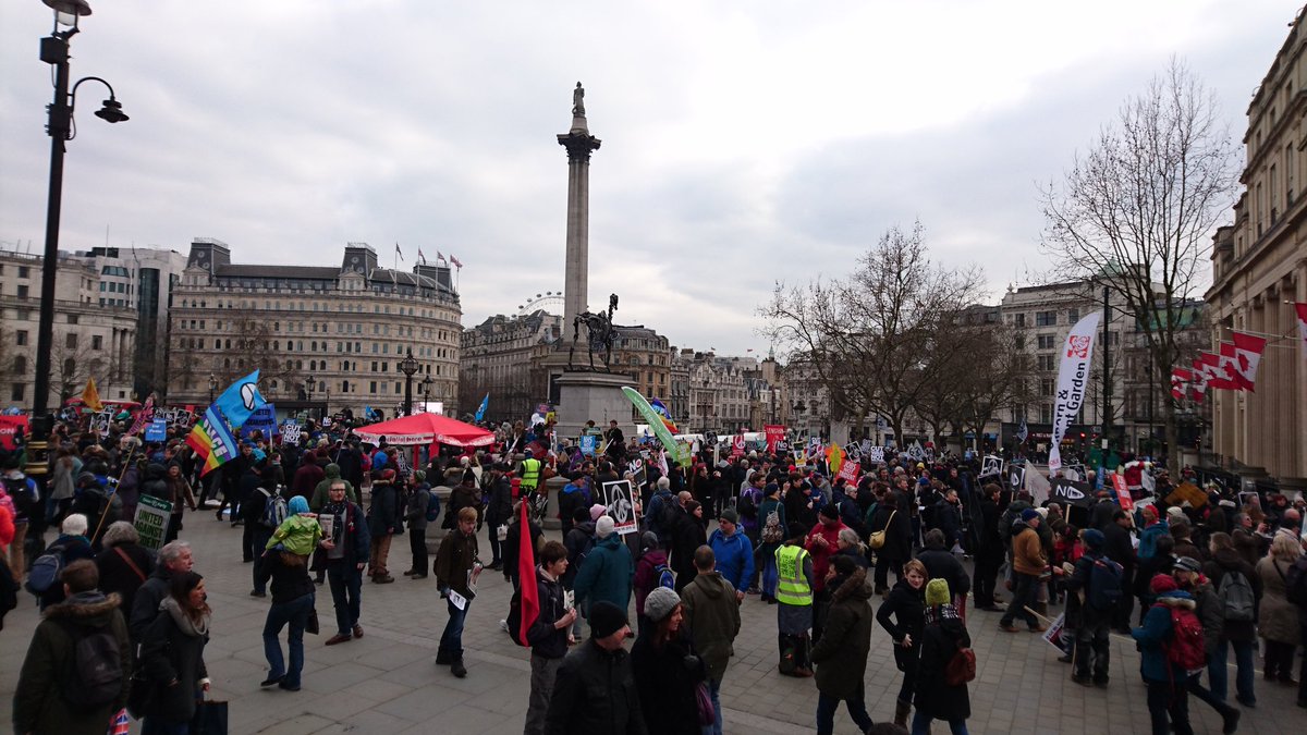 RIC_ABDN's tweet photo. Thousands at #StopTrident in Trafalgar Square. https://t.co/eTHnSu03a9