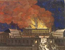 26.02.1794 The first Christiansborg Palace in Copenhagen burns down #denmark #palace #copenhagen #art #history #fire