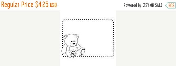 ON SALE BABY Bear Embossing Folder by Darice etsy.com/listing/257423… #Etsy #TeddyBearCard
