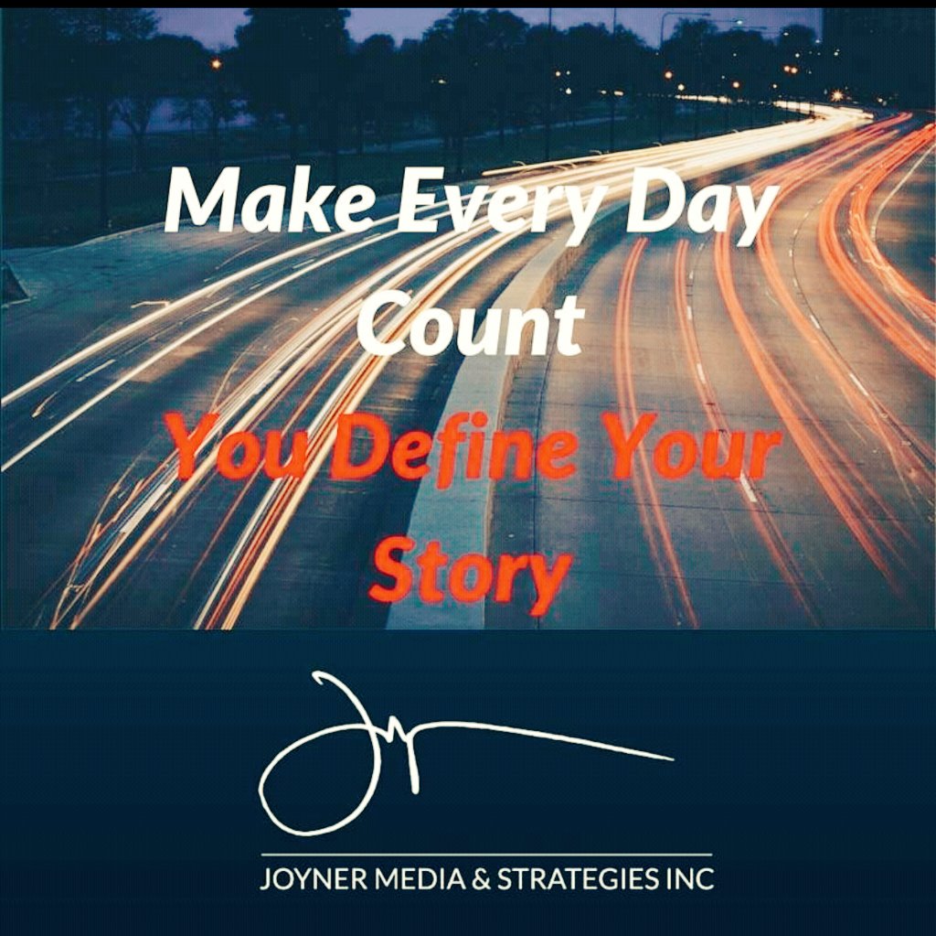 JoynerMedia's tweet image. You are the author of your story, make it one of the greatest stories ever told! #keepfightingforward #hustle #give