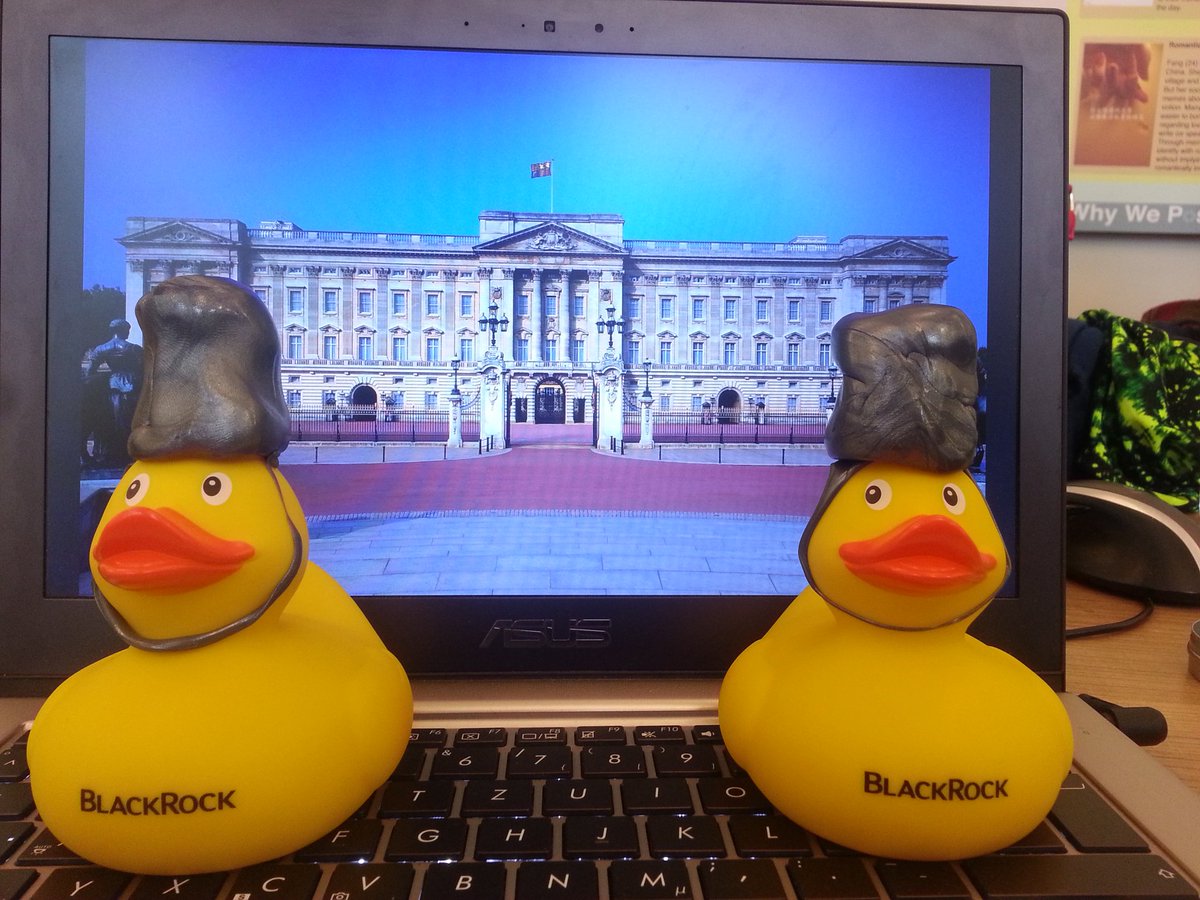 PDuerholt's tweet image. the guards of the duckingham palace #HackLondon @rockthecodeIO @TechAtBloomberg #duckkings