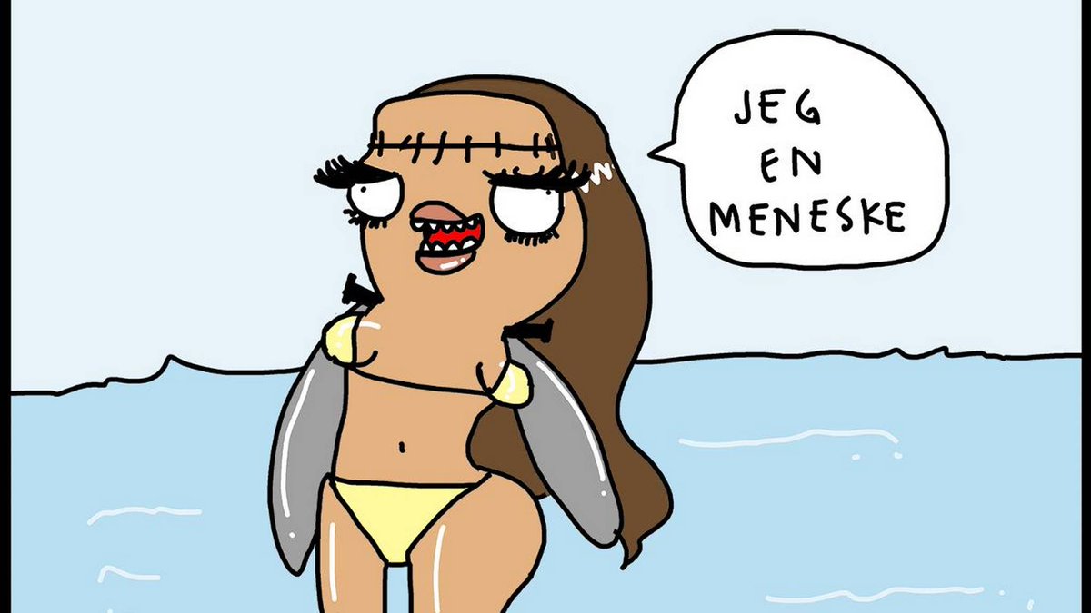 .<a href="/tegnehanne/">Tegnehanne</a> prøvde å lage noe morsomt om kroppspress, men hun synes det bare ble trist. aftenposten.no/meninger/tegne…