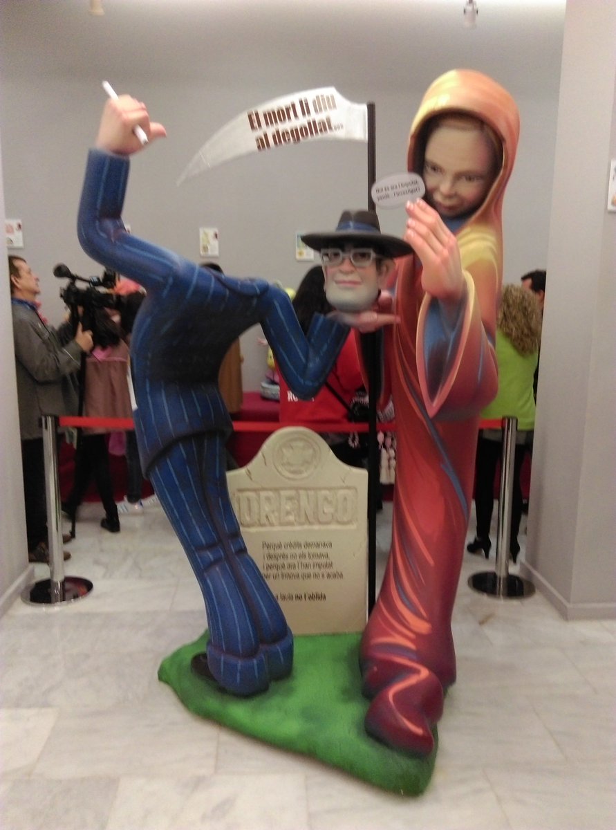 Els nostres ninots. Molt orgullosos del treball dels nostres artistes.