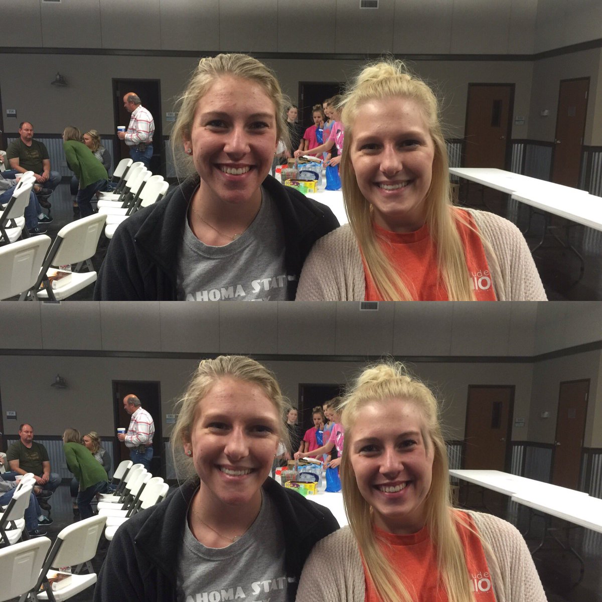 CaitlynHavlik's tweet photo. Face swap or nah?? #twins #FBESH5 https://t.co/zehx2guGuY