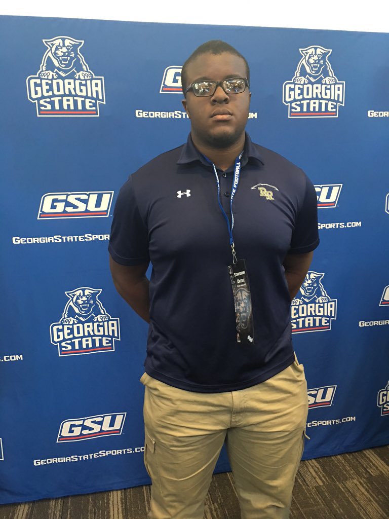 TheAdinaOkeke25's tweet photo. Great day at Georgia State! Thanks to @Coach_Etheridge and @CoachLukeHuard for having me. #Statement17 https://t.co/oPmaQXWCZw
