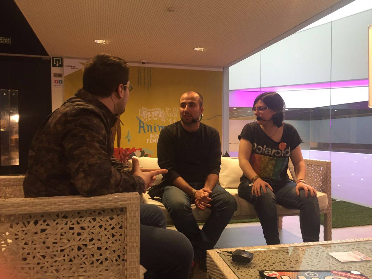 ipop_radio's tweet photo. @NusCreacions entrevistado en @Animac_Lleida #animacipop #animac2016 sintoniza https://t.co/JYppIKUkNr https://t.co/shtUebMb98