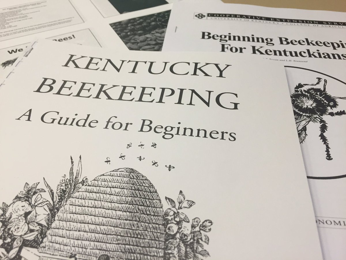 tlentz13's tweet photo. Lots of beekeeping guides and literature available for attendees today. #nkybees https://t.co/7w4HM8XZjx