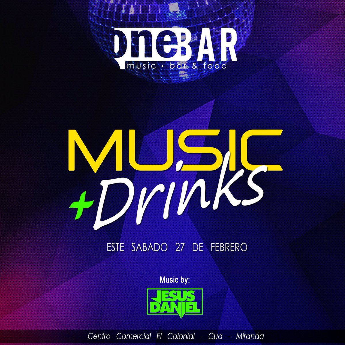One1Bar's tweet photo. HOY SABADO SIGUE LA RUMBA
M U S I C + D R I N K S
Tragos gratis para las chicas hasta las 12 https://t.co/YuiQoRxtjA