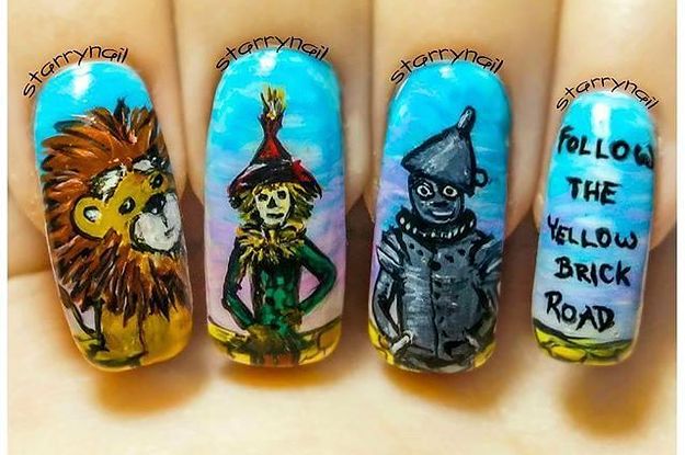 BuzzFeedUK's tweet photo. 17 pretty incredible nail art designs  inspired by films https://t.co/sWemQL69iQ https://t.co/bGUg4W3We5