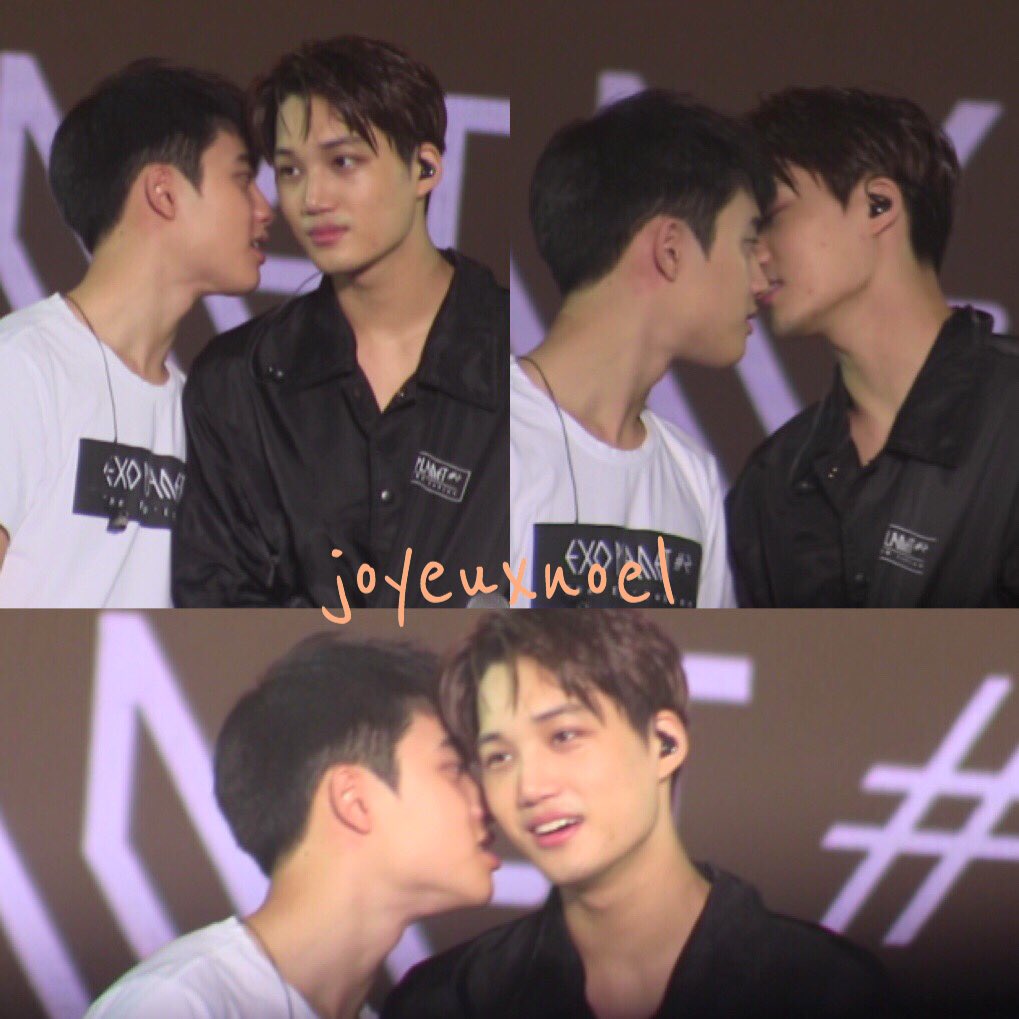 nonchanchin's tweet photo. How many times Kaisoo did that tonight?😆😆
#EXOLUXIONINA https://t.co/JHsWxIsOkd