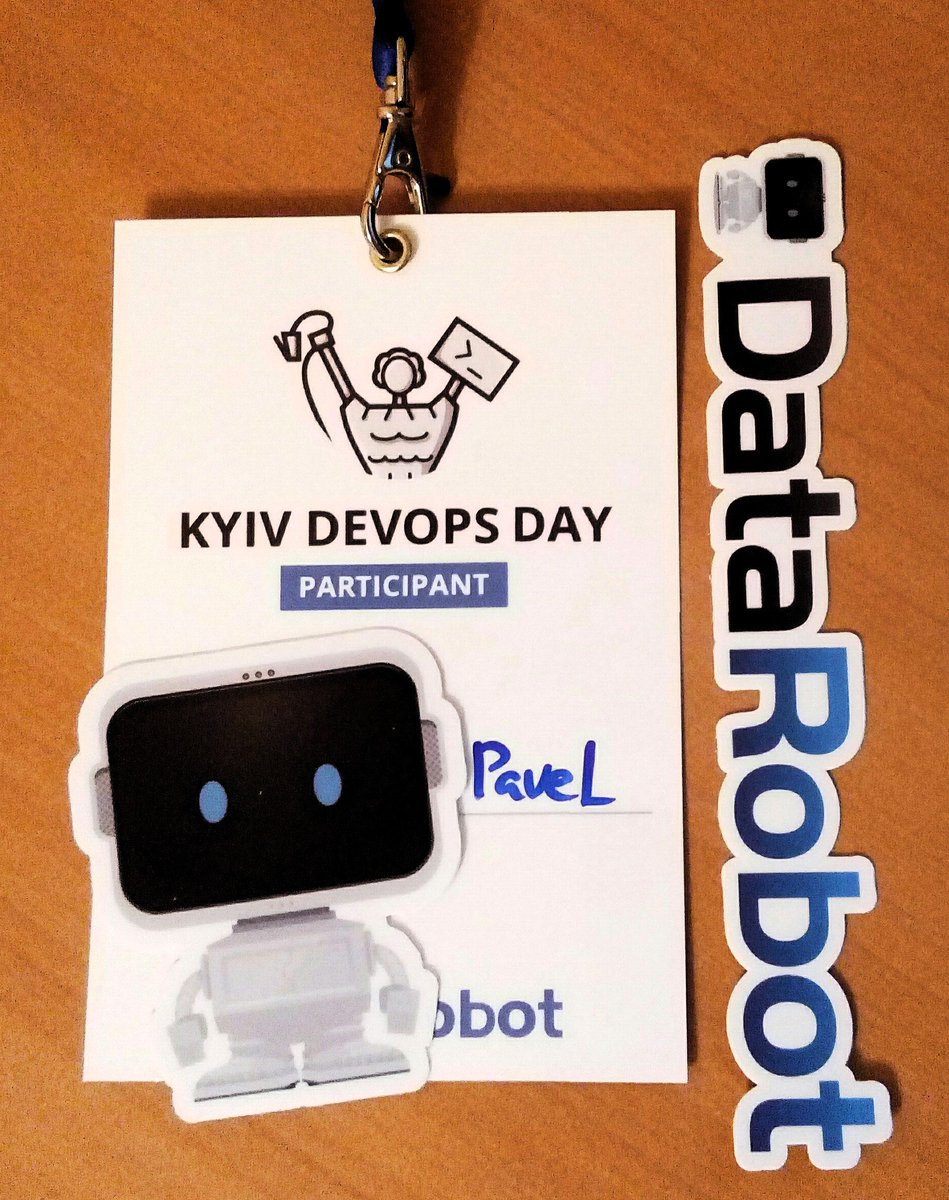 pavdmyt's tweet photo. Great event! Cheers to organizers of #kyivdevops https://t.co/JzVN8GJXBl