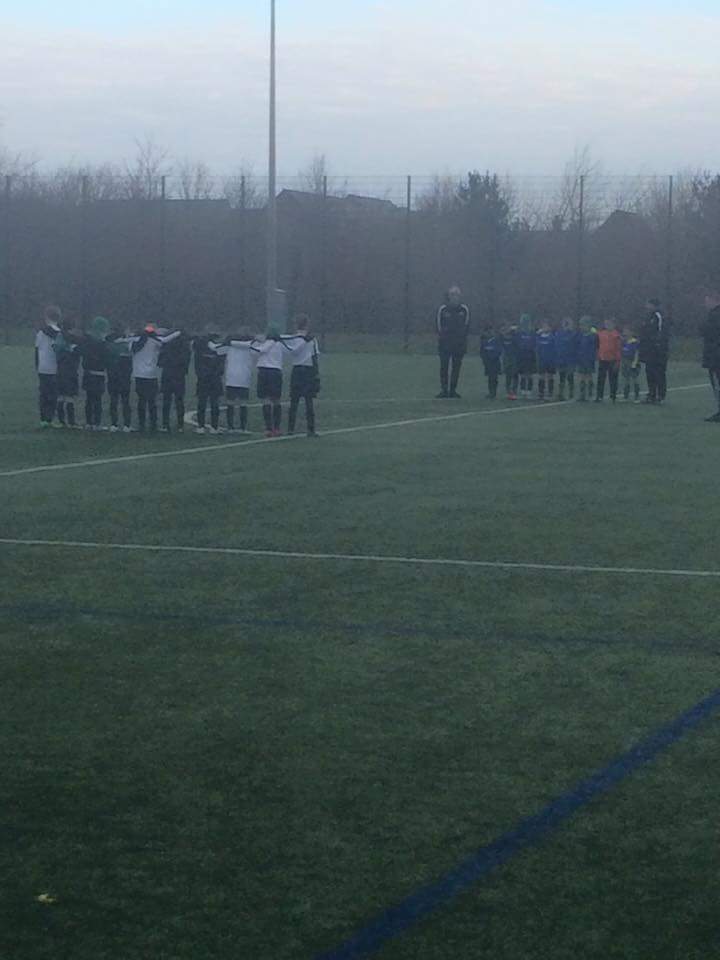 WallsendBoysFC's tweet photo. Our Under 9's playing against each other today @PPRJFLeague #oneminutesilence #oneminuteclap #RIPOlly https://t.co/pGn4y6nExd