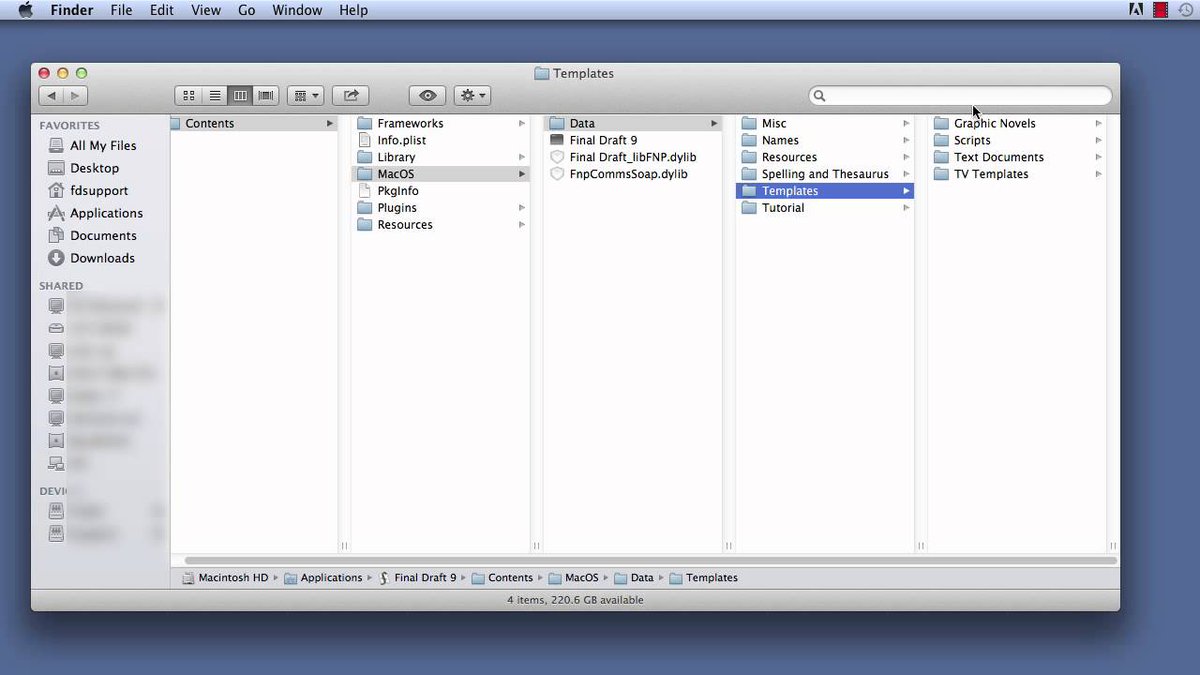 finaldraftinc's tweet image. Wondering how to import/save custom templates in FD9 on Mac? bit.ly/1QCCzUh #weekendwriting #tutorialtime