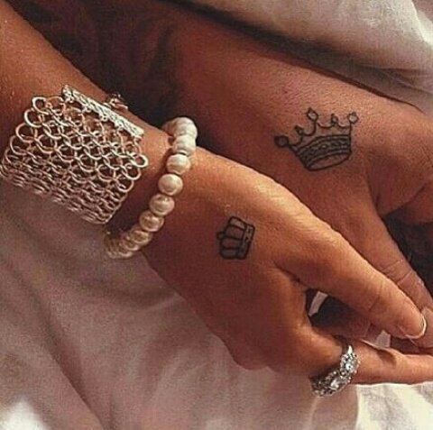 85 Mind-Blowing King & Queen Tattoos And Their Meaning, queen and king  tattoos - thirstymag.com
