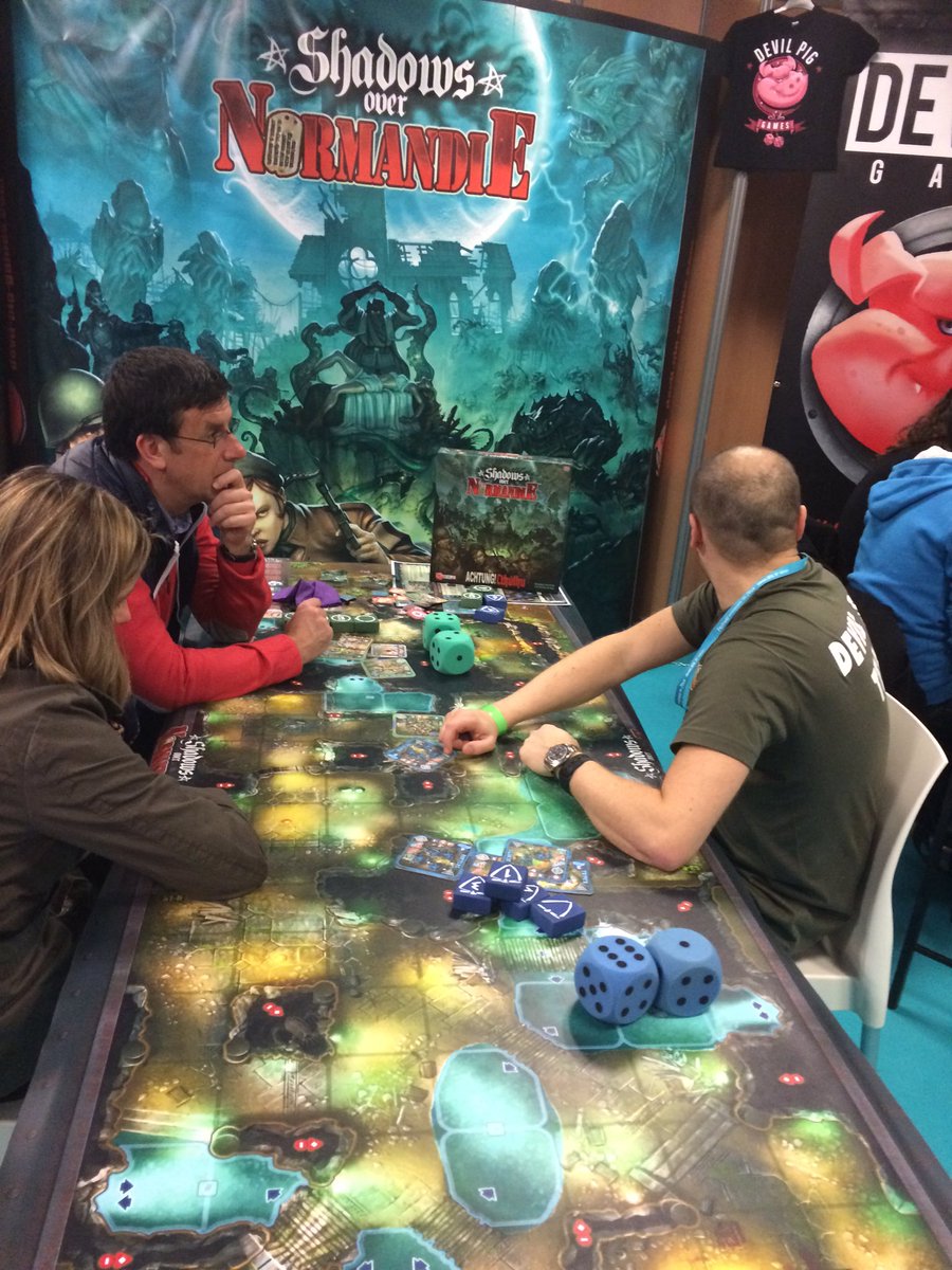 TheTricTrac's tweet photo. The @Devil_Pig_Games have the loudest stand I've ever heard. Kharnage is definitely a game to look out for! https://t.co/0Tl8Ihcz7a