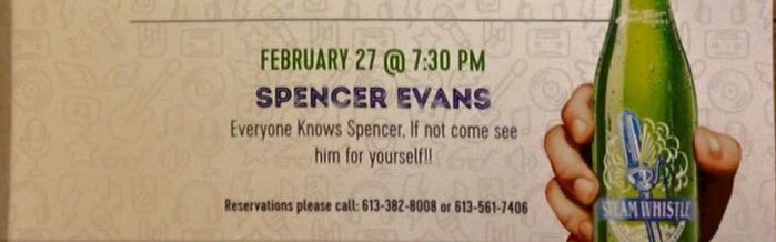SpencerEvans222's tweet photo. More #livemusic in #Gananoque at The Old English Pub. #jazz #takingrequests #neverstumped #anythinggoes #danceparty https://t.co/rsz3XHiYwD