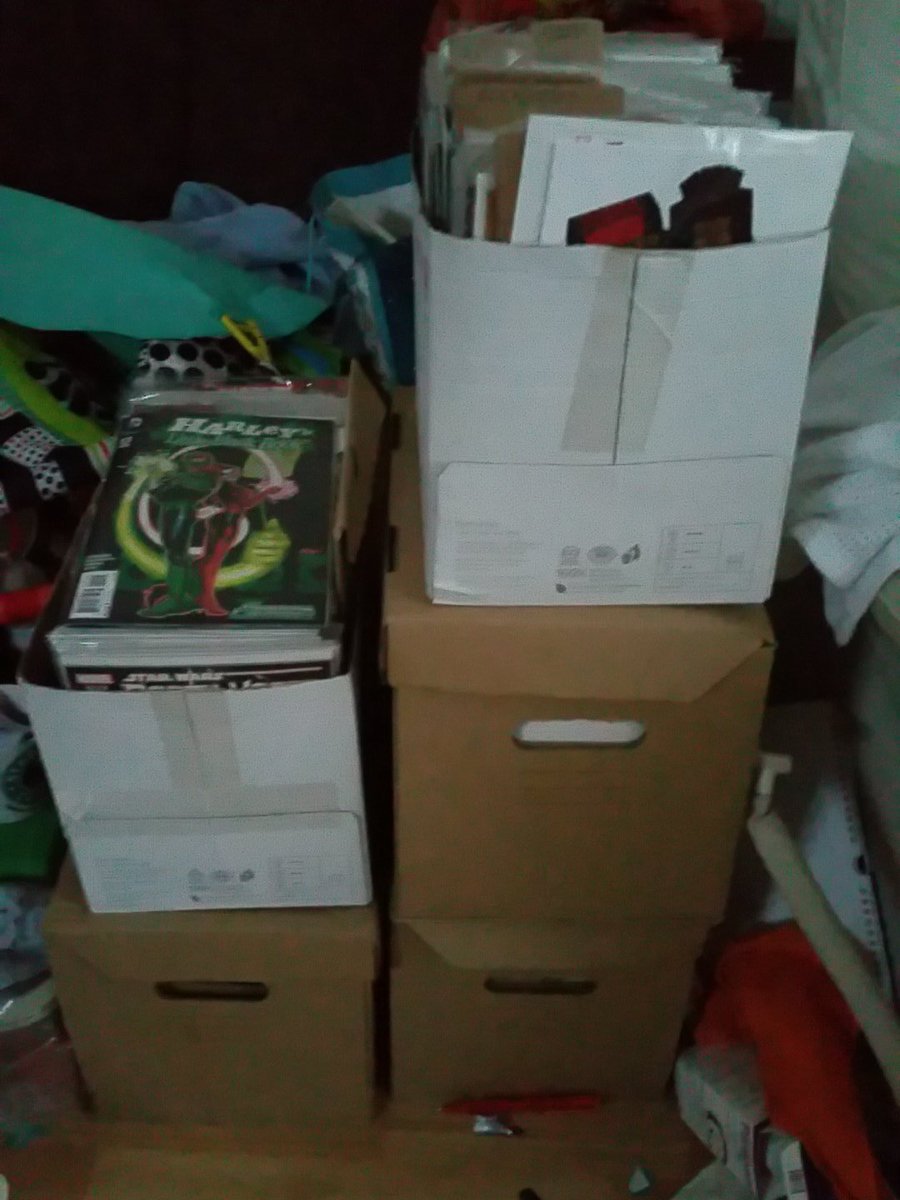 DOSEROCKS's tweet photo. @Omerta4204 @IyamFernTweets @SweedishThunder this is all my others in boxes #BitOfANerd https://t.co/hv6fSJtNnL