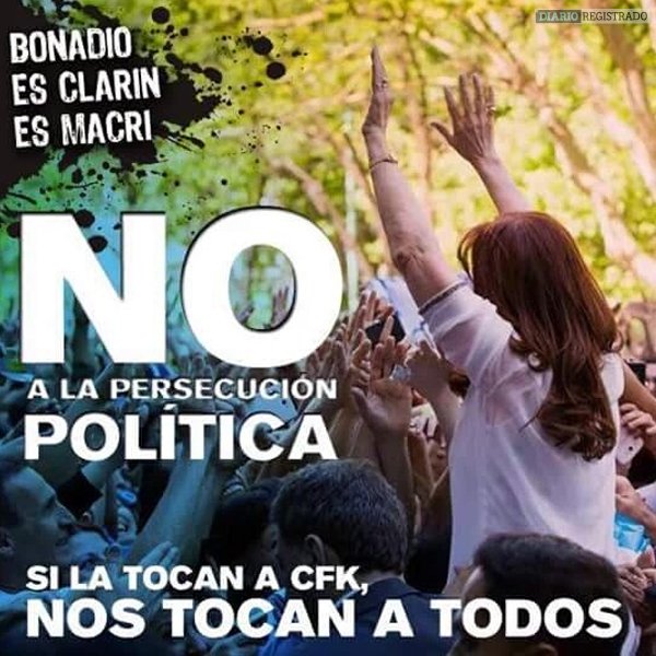 #DuroDeDomar (@ddd_ok) on Twitter photo #Ella
<a href="/CFKArgentina/">Cristina Kirchner</a> sí Bonadío no, marcha y revolución en las redes.
Enterate: bit.ly/21q75fs #Ella
<a href="/CFKArgentina/">Cristina Kirchner</a> sí Bonadío no, marcha y revolución en las redes.
Enterate: bit.ly/21q75fs