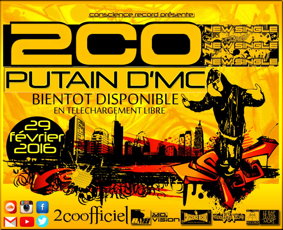 2coOfficiel's tweet image. J-2!!!Mon nouveau single sort dans 48h...En téléchargement libre sur soundclound #2CO #2COOFFICIEL #DANCEHALLKILLERS