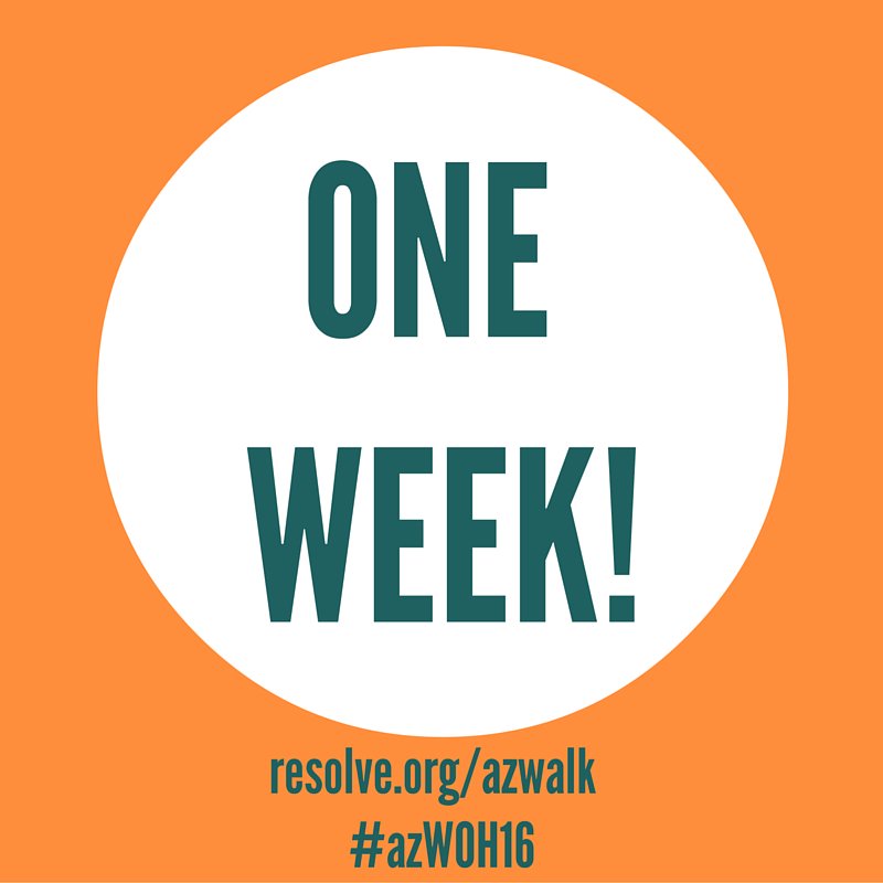 AZWalkofHope's tweet photo. ONE WEEK! We look forward to seeing everyone on Saturday, March 5th! #azWOH16 Register at https://t.co/Gy0kU3TRn6 https://t.co/oyc6gNgJ57