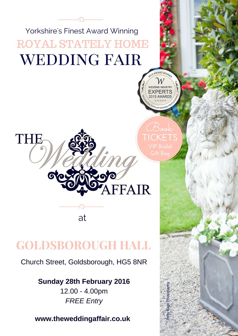 WeddingAffair's tweet photo. Looking forward to seeing you at @GoldsboroHall #Wedding #Fair tomorrow @curvybridal https://t.co/eBQ2ZksSbg https://t.co/0pIw2HNhue