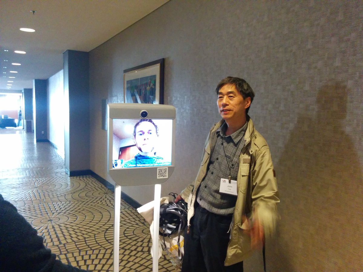 merrierm's tweet image. #cscw2016 telepresence chairs!