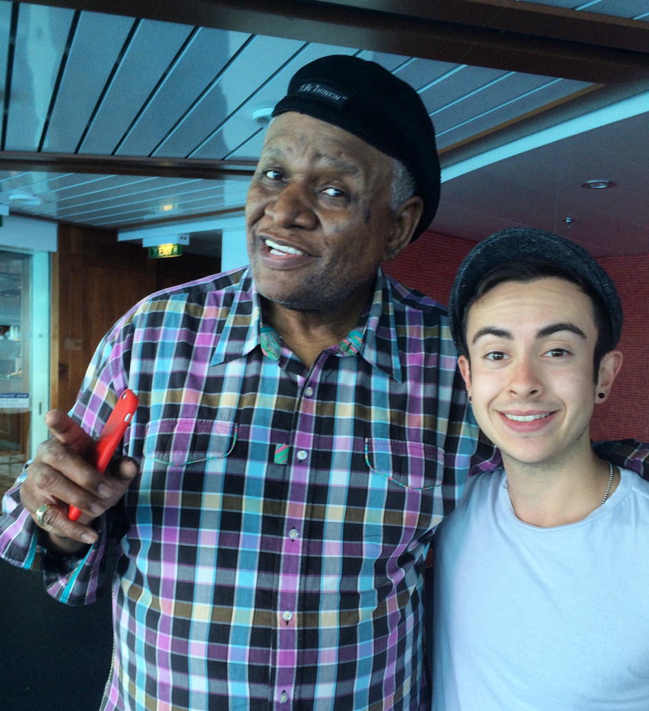 I made a new friend on the #davekozcruise this week. @MrGeorgeWallace is the man! So much love for this guy.