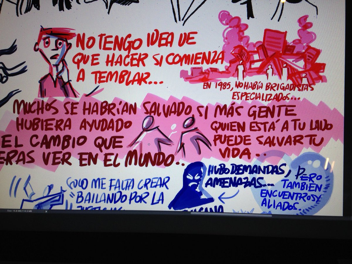 CFMEDIUM's tweet image. Mi graphic recording, Se tu mismo el cambio que quieras ver en el mundo @TEDxMxCity #TEDxRadical