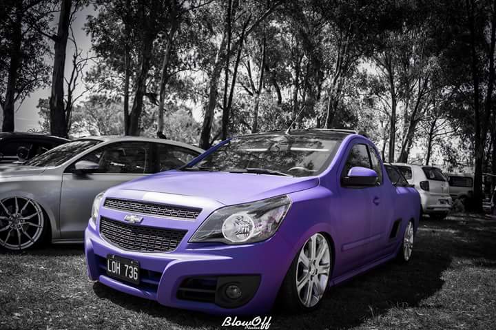 MeTocaLaChaplan's tweet photo. #Chevrolet #Montana con suspensión neumática y Strech, una locura. Fotografía por BlowOff en Pacharus👌😵🎈😝👏 https://t.co/hO3RaYhR9J