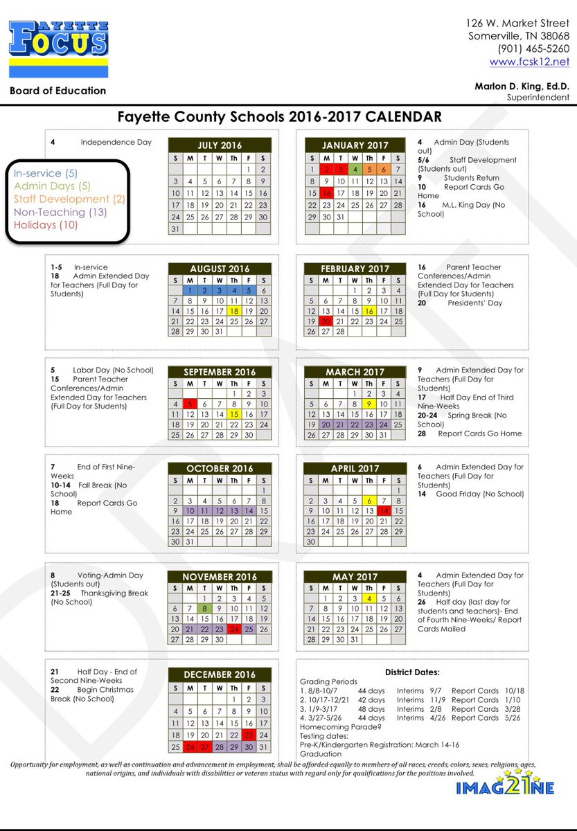 suptking's tweet photo. 2016-17 Academic Calendar Draft version! Will finalize in April. https://t.co/vEWFNDxtDg