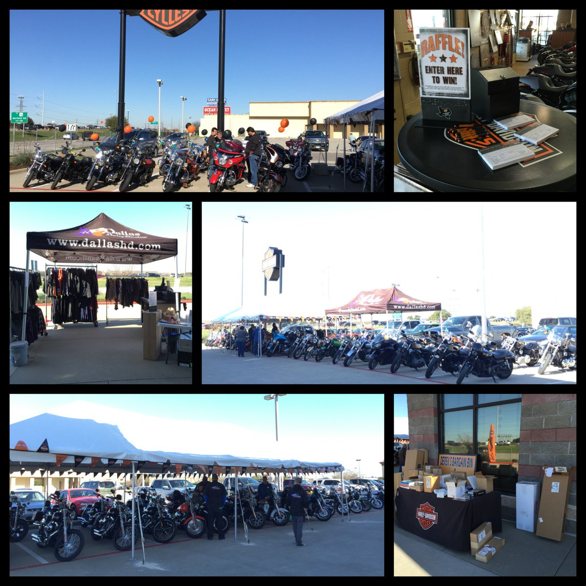 DallasHD's tweet photo. Our GIANT Tent Event is under way! Don't miss it! #dallashd #harleydavidson #sunnyday #motorcycleweather https://t.co/KZFsiVArgw