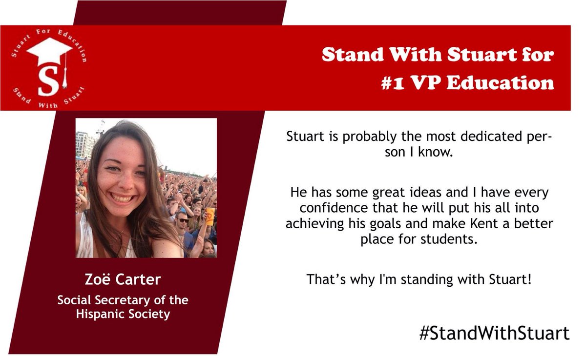 StandwithStuart's tweet image. Zoë stands with Stuart, do you? #StandwithStuart #KentVotes