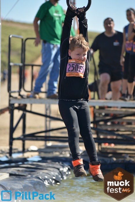 @MuckFestMS Zip Line...wahoooo!!!  Go Rocky of Team Tammy, Las Vegas