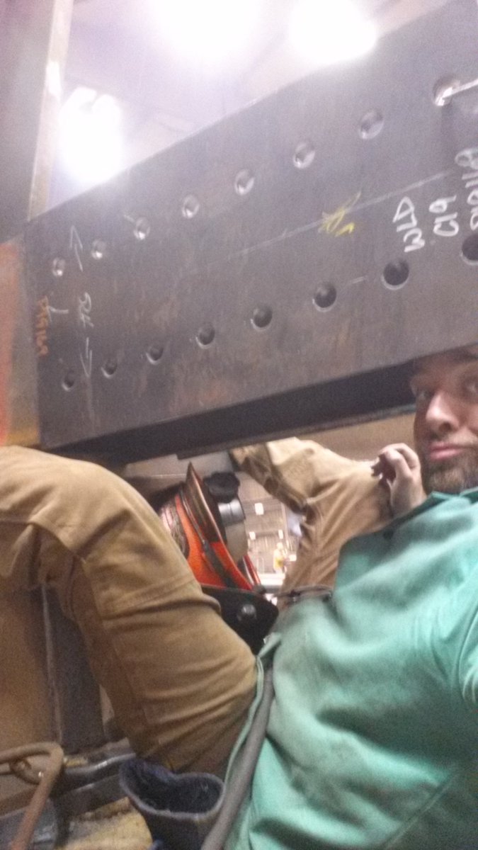mossinator69's tweet photo. I love welding with my balls facing the hot metal. Said no man ever #ImNotComfortable https://t.co/cRO4c0CvUz