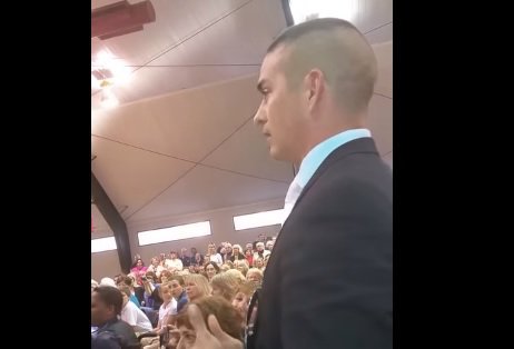 Bill Clinton tells vet to shut up VIDEO